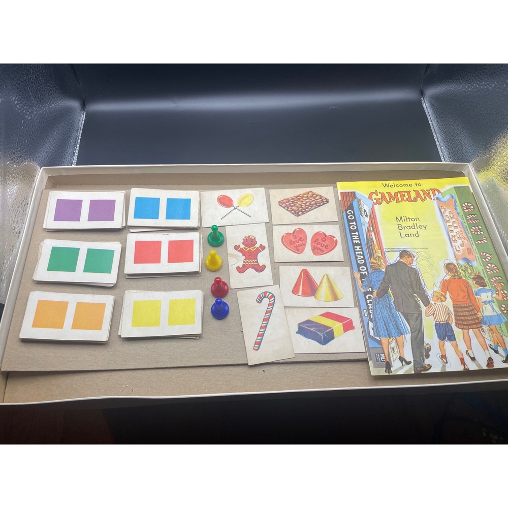 Vintage 1955 Candy Land Board Game Milton Bradley 4921 Retro Classic Toy